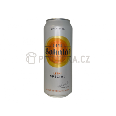 Bakalář letní 10 0,5l plech Rakovník