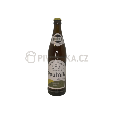 Poutník 12 Premium hořký 0,5l Pelhřimov