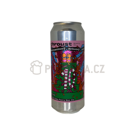 Narozeninový mrkvový dort 20 0,5l plech Létající chroust