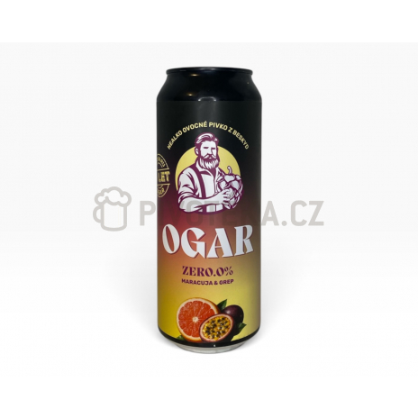 Zero maracuja a grep 0 0,5l plech pivovar Ogar