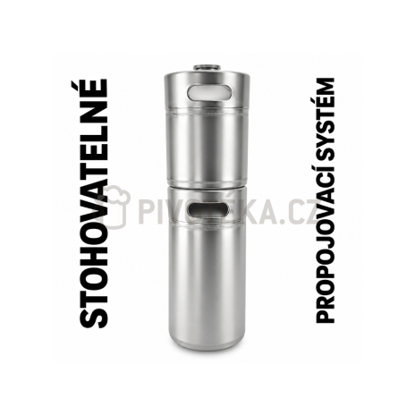 KegLand Mini Keg 10 l – nerezový soudek na pivo