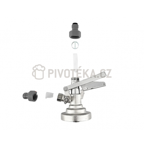 Narážecí hlava KeyKeg Twist s pojistným ventilem