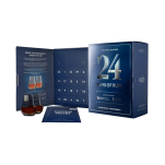 Rumový adventní kalendář 24 Days of Rum Blue Edition 24 × 0,02 l + 2 skleničky
