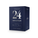 Rumový adventní kalendář 24 Days of Rum Blue Edition 24 × 0,02 l + 2 skleničky