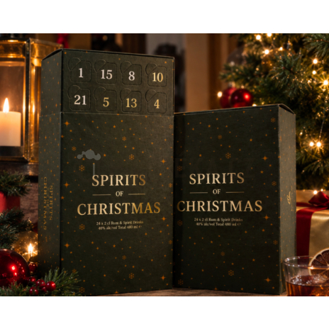 Spirits of Christmas rumový adventní kalendář 24 × 0,02 l 40 %
