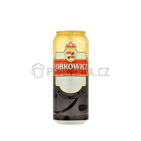 Lobkowicz premium 12° plech 0,5l