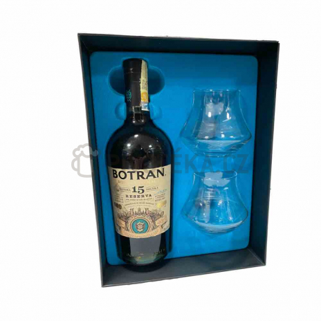 Botran Reserva 15Y.O. Gift box + 2x sklenička