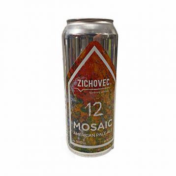 Mosaic Ale 12° 0,5l plechovka pivovar Zichovec