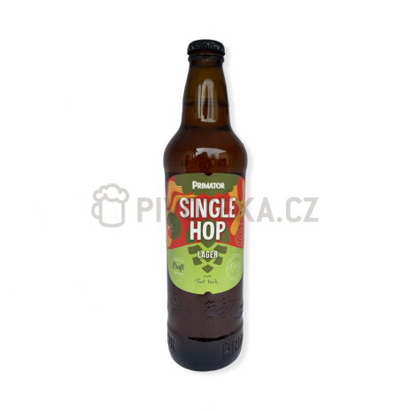 Single Hop lager  12 ° 0,5l Primátor