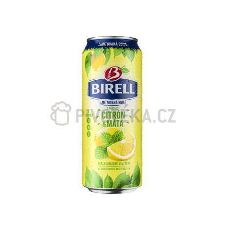 Birell 0,5l citrón máta plechovka 