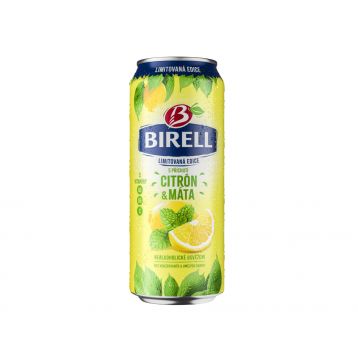 Birell 0,5l citrón máta plechovka 