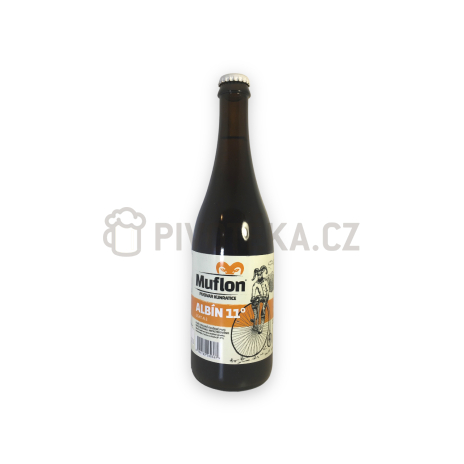 Muflon Albín ALE 11° 0,7l pivovar Kunratice