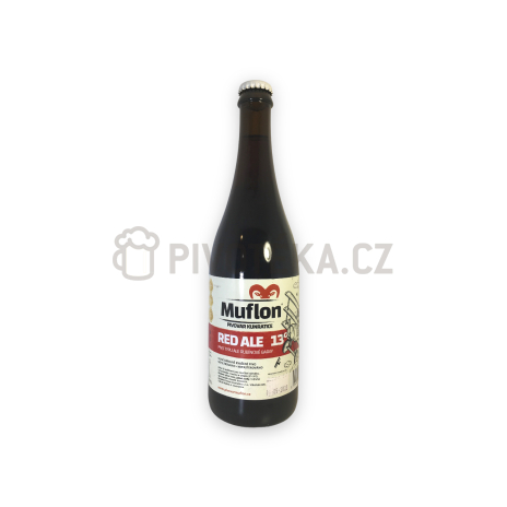 Muflon Red ale 13° 0,7l pivovar Kunratice