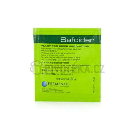 SafCider AB-1 kvasnice cider 5g Fermentis