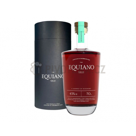 Rum Equiano 43%  0,7l tuba