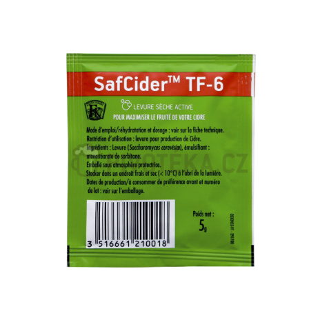 SafCider TF-6 kvasnice cider 5g Fermentis