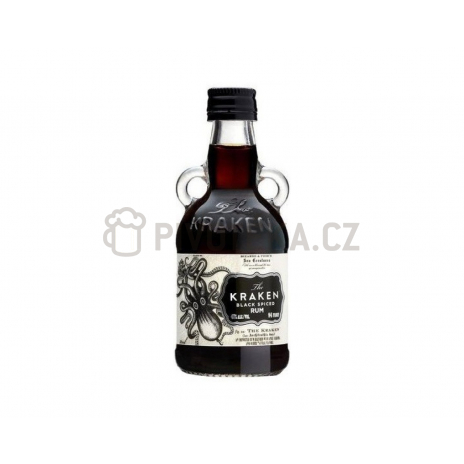 Kraken black spiced rum 40% miniatura 0,05l