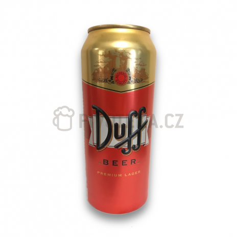 Duff bier 11° 0,5 plech