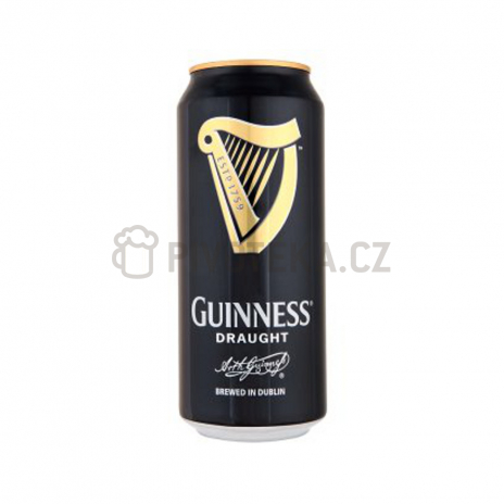 Guinness stout draught plech 0,44l 4,2%