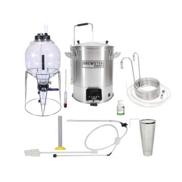 Brewster Dominator 40 - Cuve De Brassage Tout-en-un Automatique Avec WiFi, 40L, 10kg De Malt, Contrôle Par App - 10