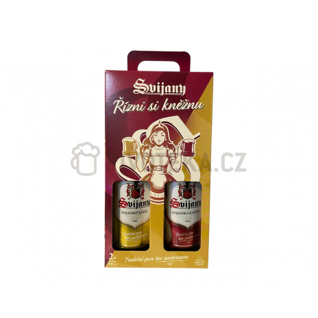 Svijany pack 2x láhev 0,5l Kněžna a Kníže