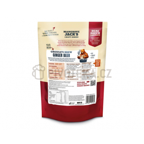 Ginger Beer Mangrove Jack’s Craft Series mladinový koncentrát zázvorové pivo 1,8 kg