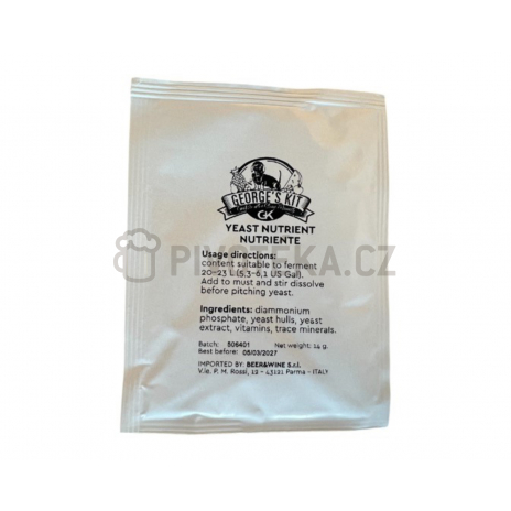Výživa kvasnic George’s Yeast Nutrient – 14 g
