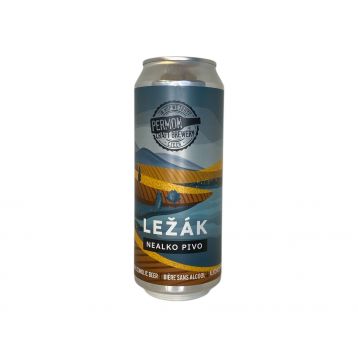 Nealko ležák 0,5l plechovka  pivovar Permon