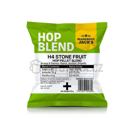 MJ H4 Stone Fruit chmelová směs  50g