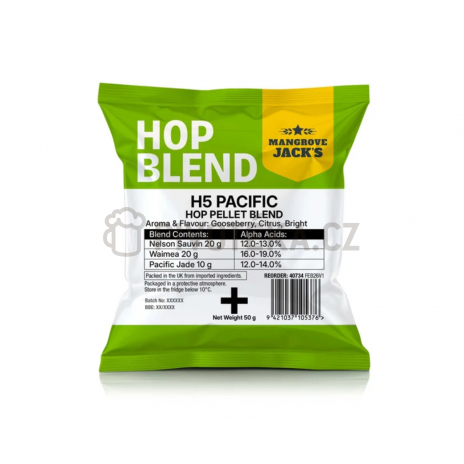 MJ H5 Pacific Hops chmelová směs  50g