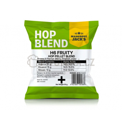 MJ H6 Fruity Hops chmelová směs  50g