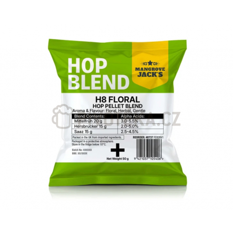 MJ H8 Floral Hops chmelová směs  50g