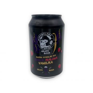 Pastry Kyseláč rybíz malina vanilka 15  0,33l Plech Nachmelená opice
