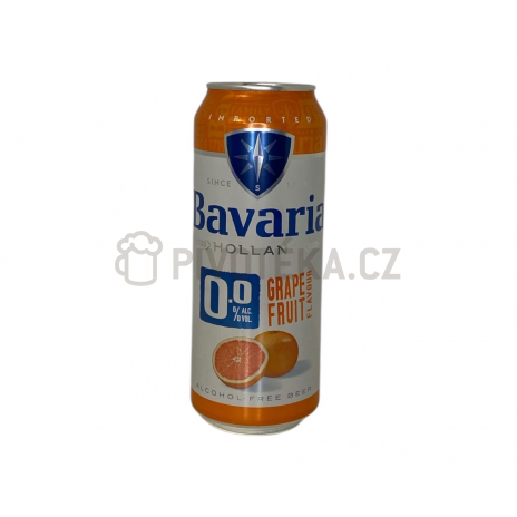 Bavaria Grapefruit 0%  0,5l plech