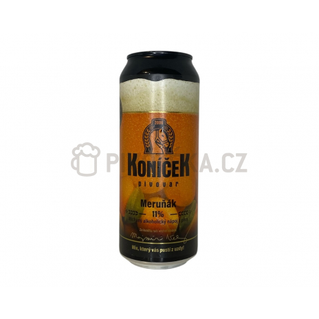 Meruňák 11 0,5l plech Koníček