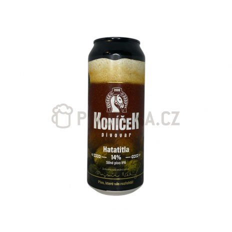 Hatatitla 14,5 0,5l plech Koníček