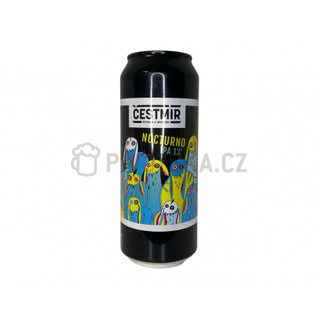 Nocturno 13  0,5l plech pivovar Čestmír