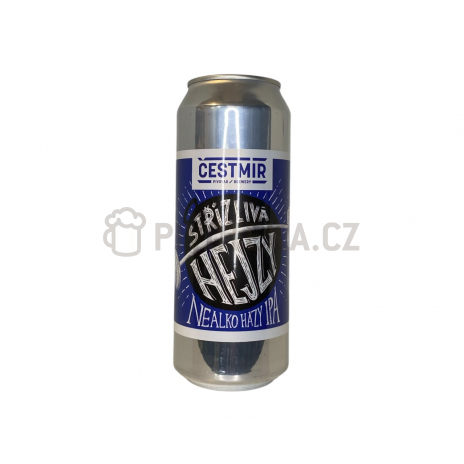 Střízlivá hejzy nealko 0,5l plech pivovar Čestmír