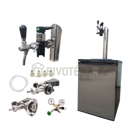 Set Kegerator 1x plnička s kohoutem naražeč 2x naražeč