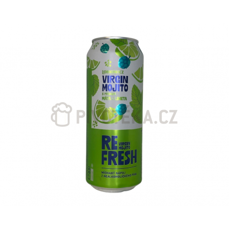 Refresh Virgin Mojito free 0,5l plechovka 