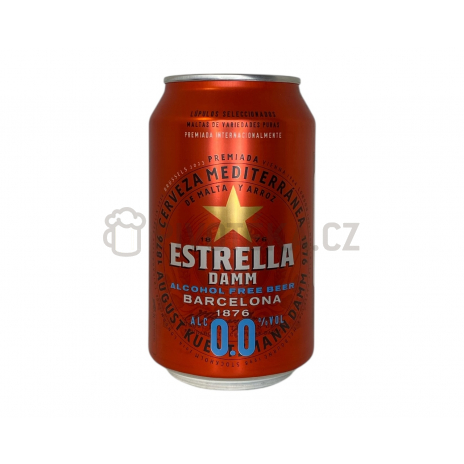 Damm Estrella AF 0,33l plech