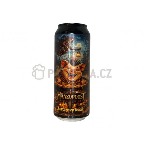Maazopoost 12 0,5l plech pivovar Vik