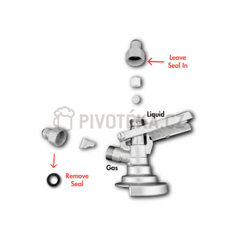 Naražeč Plochý A-Type  KegLand + rychlospojky