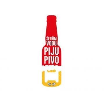 Otvírák s magnetem šetřím vodu piju pivo