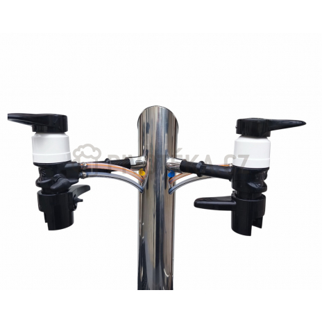 Set kegerator Xplus sestava stojan 3x plnička Easy Jet 3x naražeče plochý