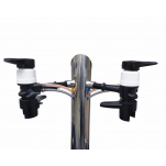 Set kegerator Xplus sestava stojan 3x plnička Easy Jet 3x naražeče plochý